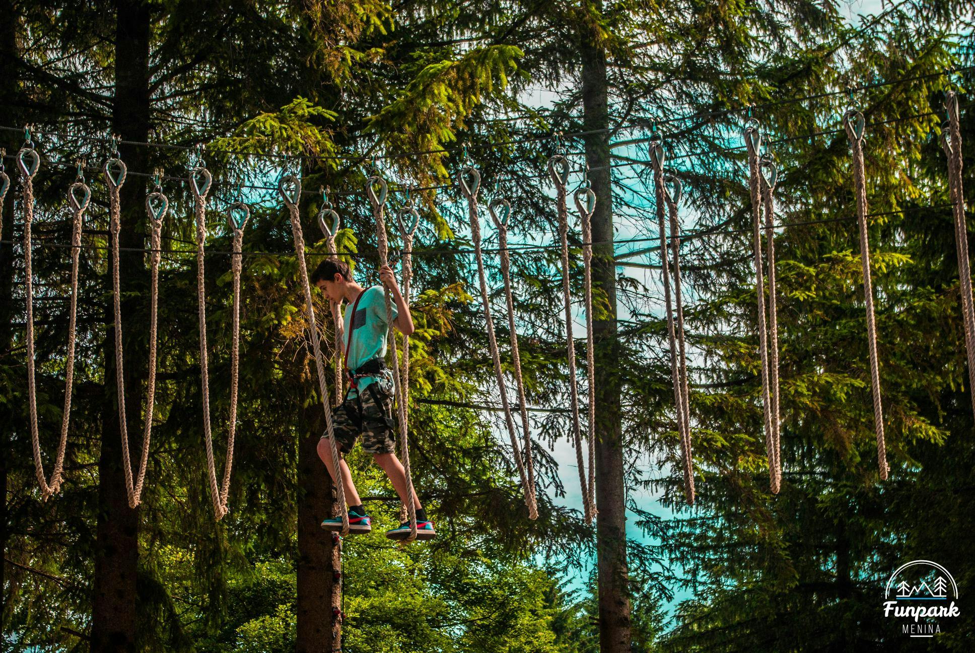 Adrenalinski park Menina - Avantura penjanja po drveću