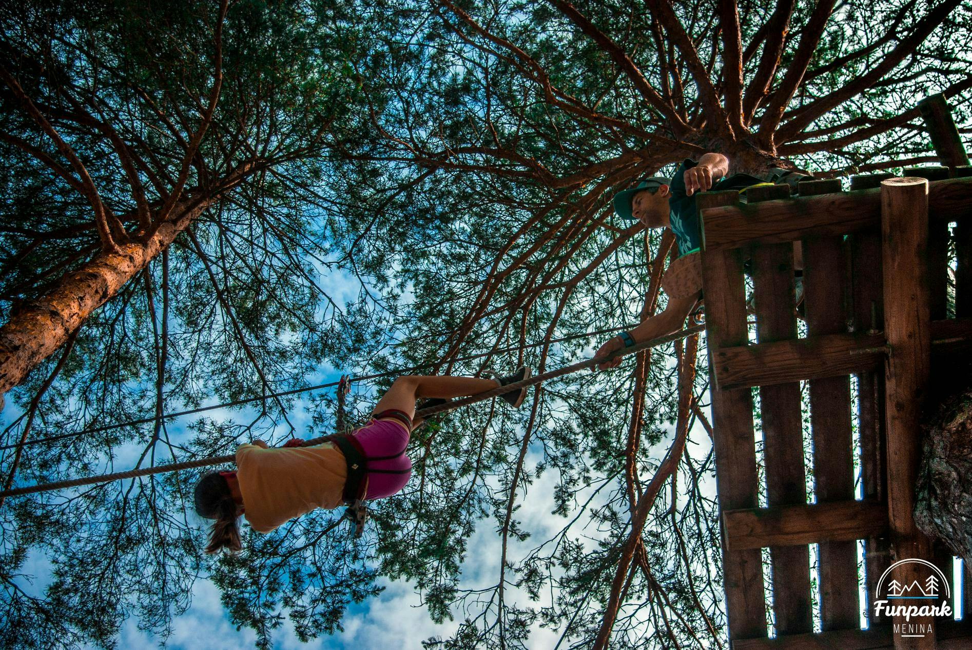 Adrenalinski park Menina - Avantura penjanja po drveću
