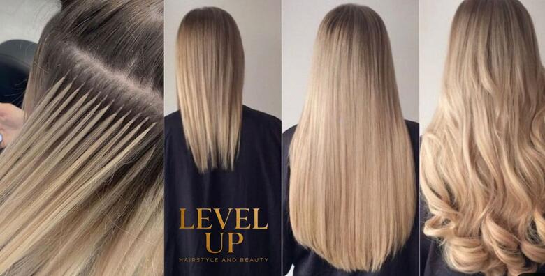 UGRADNJA EKSTENZIJA - prepustite se profesionalnim rukama za potpunu transformaciju kose u frizerskom salonu LEVEL UP