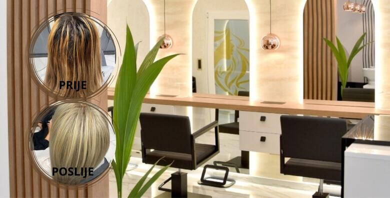 Uljepšajte svoju kosu paketom po izboru - bojanje ili pramenovi