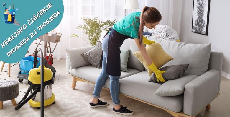 Podarite svom dvosjedu ili trosjedu temeljito kemijsko čišćenje koje uklanja dubinsku prljavštinu
