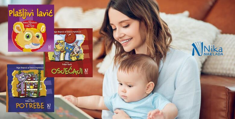 Komplet knjiga Prvi pojmovi - 3 preklapalice namijenjene djetetu već <br>od 6 mjeseci starosti u izdanju Naklade Nika + besplatna dostava