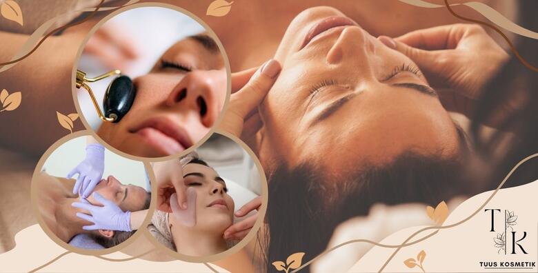 Zagladite i učvrstite kožu te postignite efekt liftinga uz<br> masažu lica po izboru u NOVOOTVORENOM Tuus Kosmetik