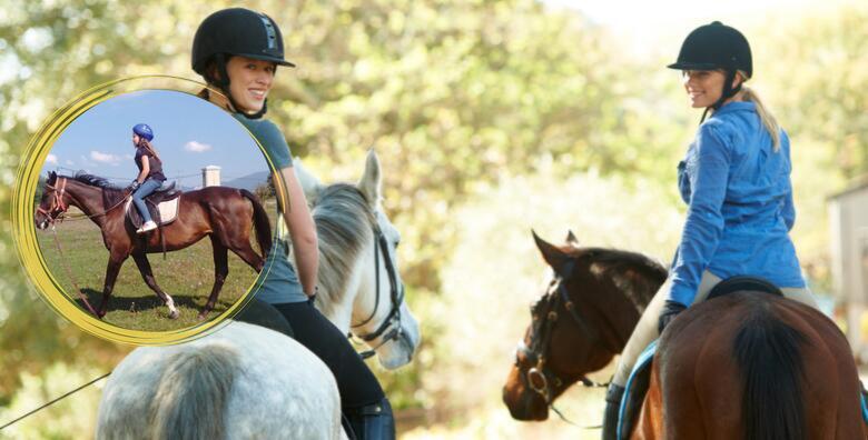 JAHANJE - 2 sata druženja i uživanja s plemenitim konjima uz školu za<br> početnike ili napredne s iskusnim trenerima i uključenom opremom