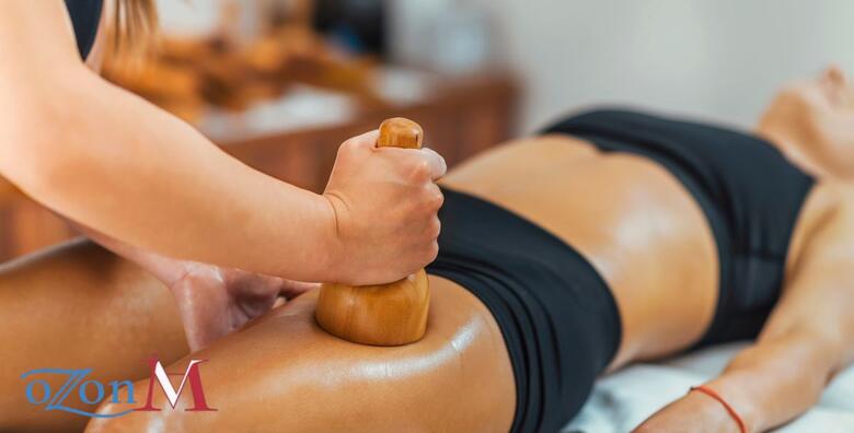 KLASIČNA ili BRAZILSKA MADEROTERAPIJA i strojna limfna drenaža -<br> oblikujte svoje tijelo uz 7 tretmana regije po izboru u salonu OzonM