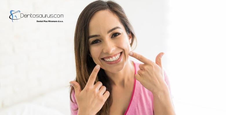 IZBJELJIVANJE ZUBI - najbrži i najučinovitiji način za sjajni osmijeh <br>uz pjeskarenje i pregled u ordinaciji Dental Plus Miramare