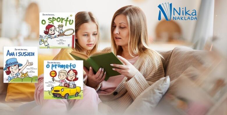 DJEČJE SLIKOVNICE - set od 3 komada iz serijala Što sve Ana zna? u izdanju Naklade Nika Naučite mališane sve o navikama potrebnim za bolji
