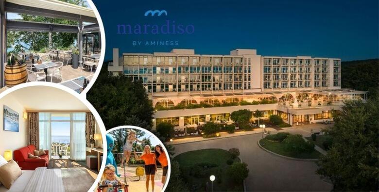 POSEBNA PONUDA! Obiteljski odmor u Magal Maradiso Hotelu 3* by Aminess - 2 noćenja s polupansionom za 2 odrasle osobe i do 2 djece u Njivicama na Krku u modernom ambijentu