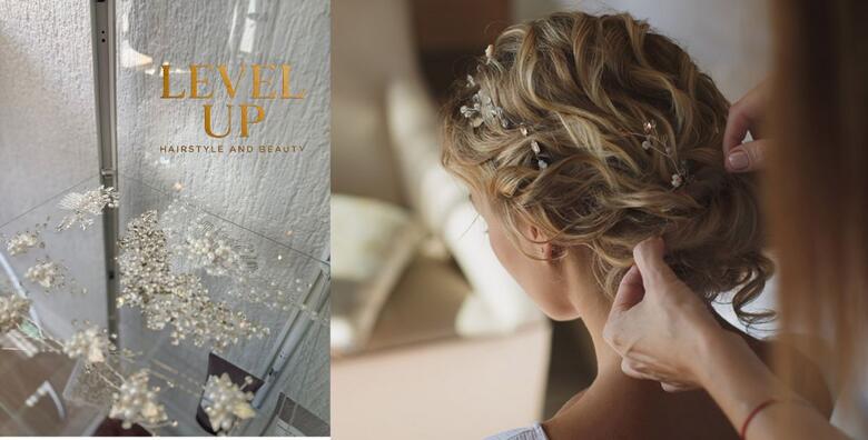 Svečana GLAM frizura za posebne trenutke - zablistajte i istaknite svoj stil i osobnost u frizerskom salonu LEVEL UP