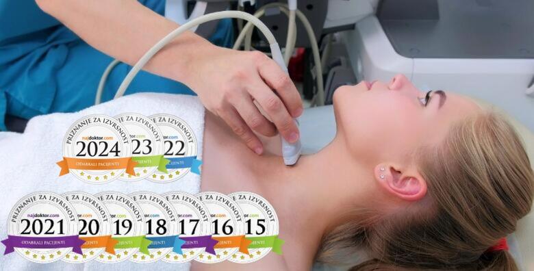 Ultrazvuk vrata sa štitnjačom u Specijalističkoj ordinaciji obiteljske medicine dr. Davor Mlikotić proglašenog Najdoktorom već 10. godinu zaredom