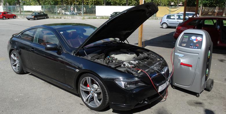 AUTO KLIMA - punjenje auto klime do 500g sa promjenom ulja u kompresoru klime + kompletna dezinfekcija klima sustava ozonom u Auto centru Jimmy