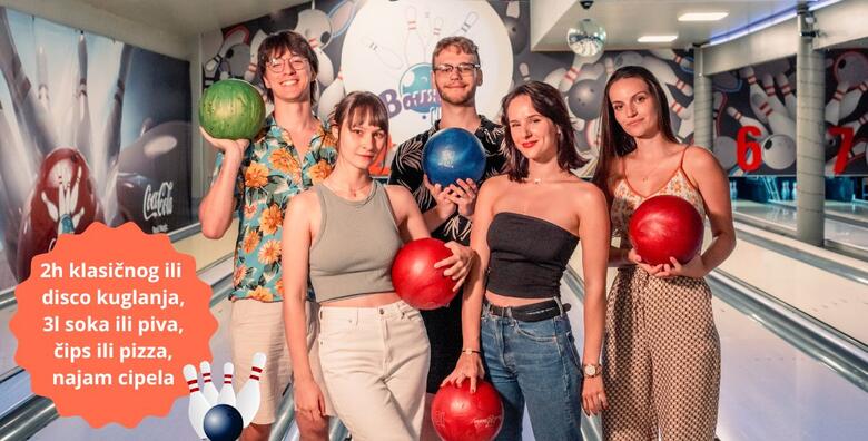 BOWLING - 2 sata klasičnog ili disco kuglanja uz 3l soka ili piva